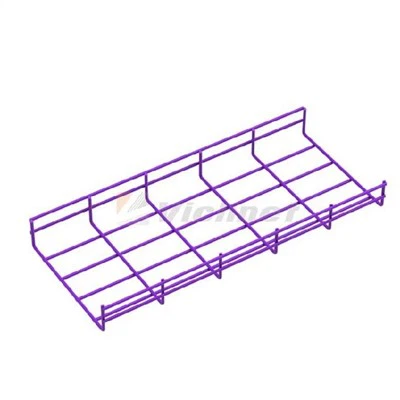 Nikel-çinko tel örgü kablo kanalı